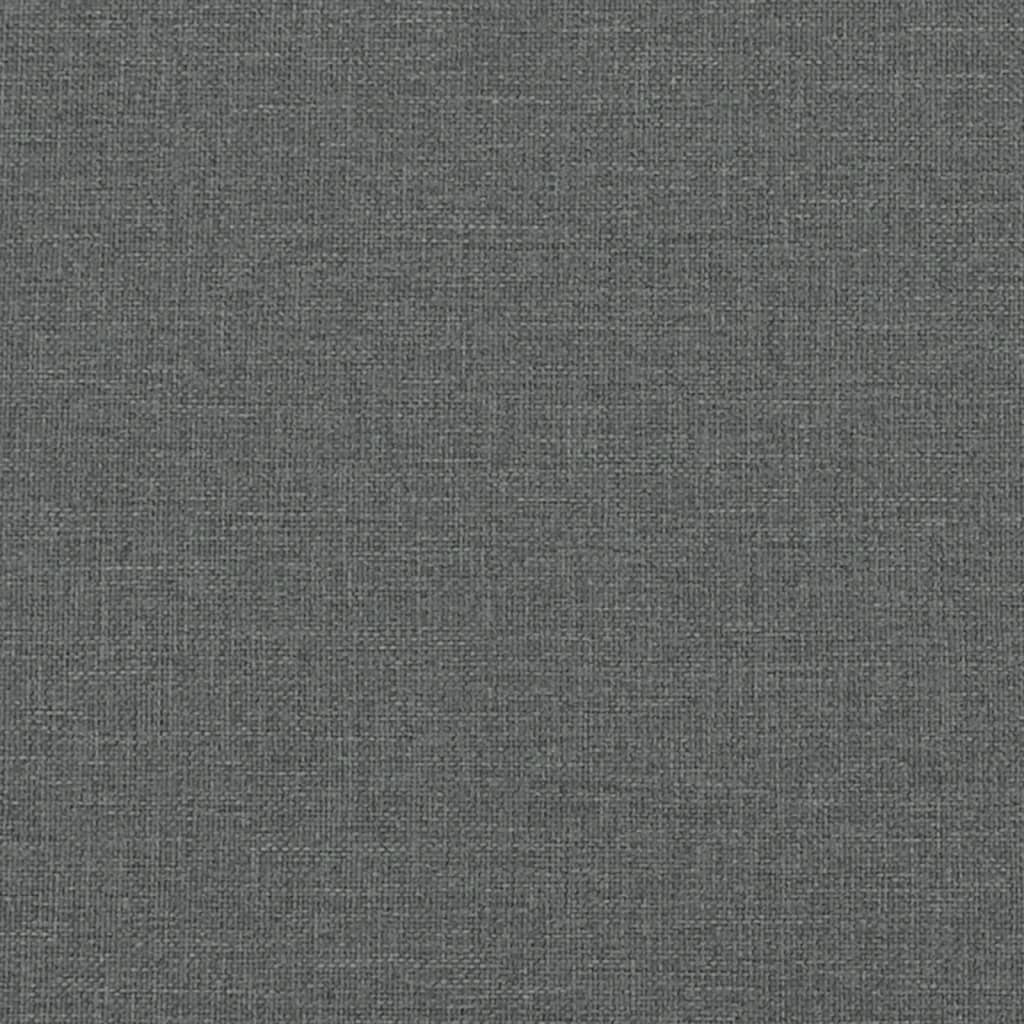 vidaXL Bancă de bucătărie, gri închis, 186x32x45 cm, oțel și textil vidaXL Bancă de bucătărie, gri închis, 186x32x45 cm, oțel și textil