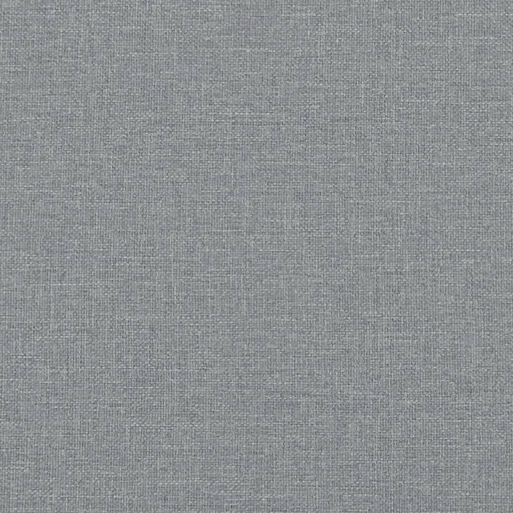 vidaXL Bancă de bucătărie, gri deschis, 248x32x45 cm, oțel și textil vidaXL Bancă de bucătărie, gri deschis, 248x32x45 cm, oțel și textil