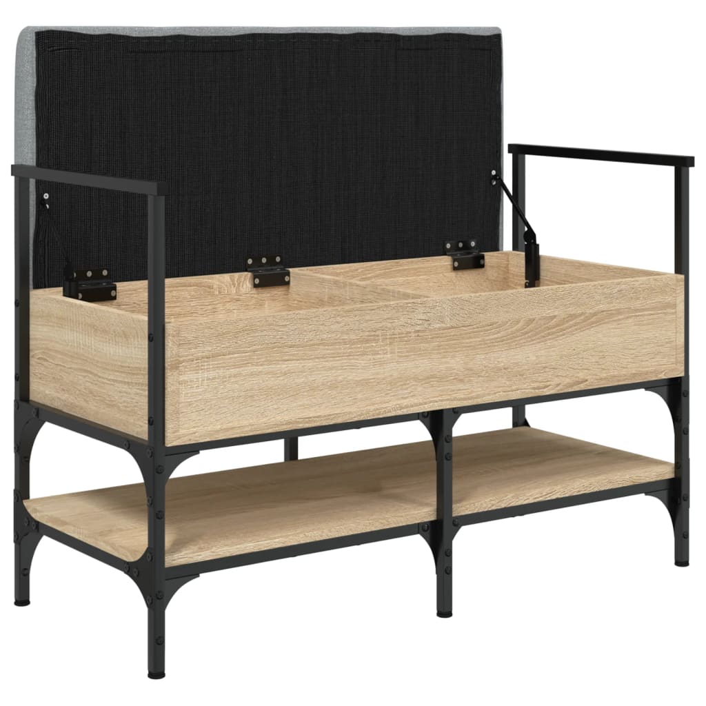 vidaXL Bancă pentru pantofi stejar sonoma 85,5x42x57,5 cm