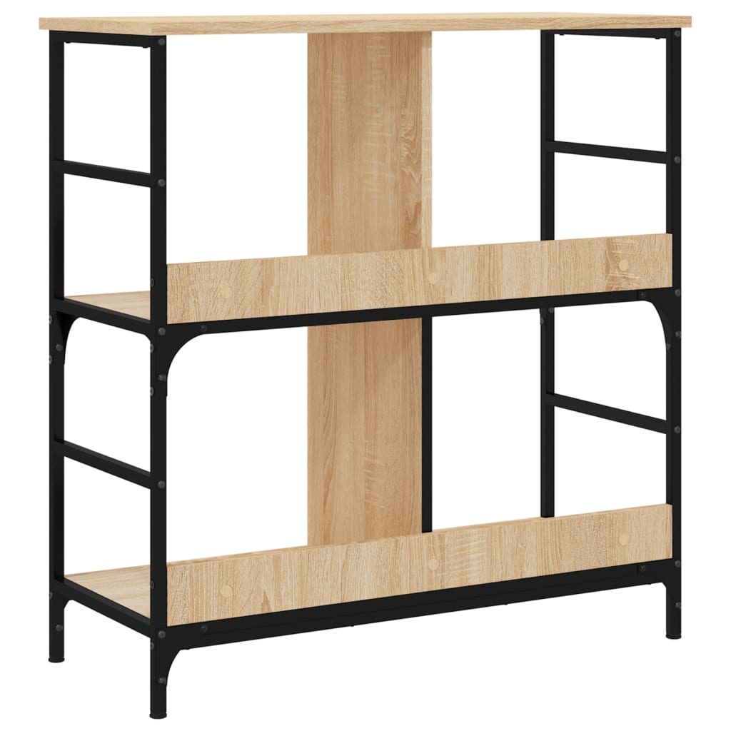 vidaXL Bibliotecă, stejar sonoma, 78,5x33x82 cm, lemn prelucrat vidaXL Bibliotecă, stejar sonoma, 78,5x33x82 cm, lemn prelucrat