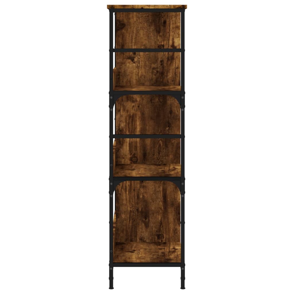 vidaXL Bibliotecă, stejar fumuriu, 78,5x33x117,5 cm, lemn prelucrat vidaXL Bibliotecă, stejar fumuriu, 78,5x33x117,5 cm, lemn prelucrat