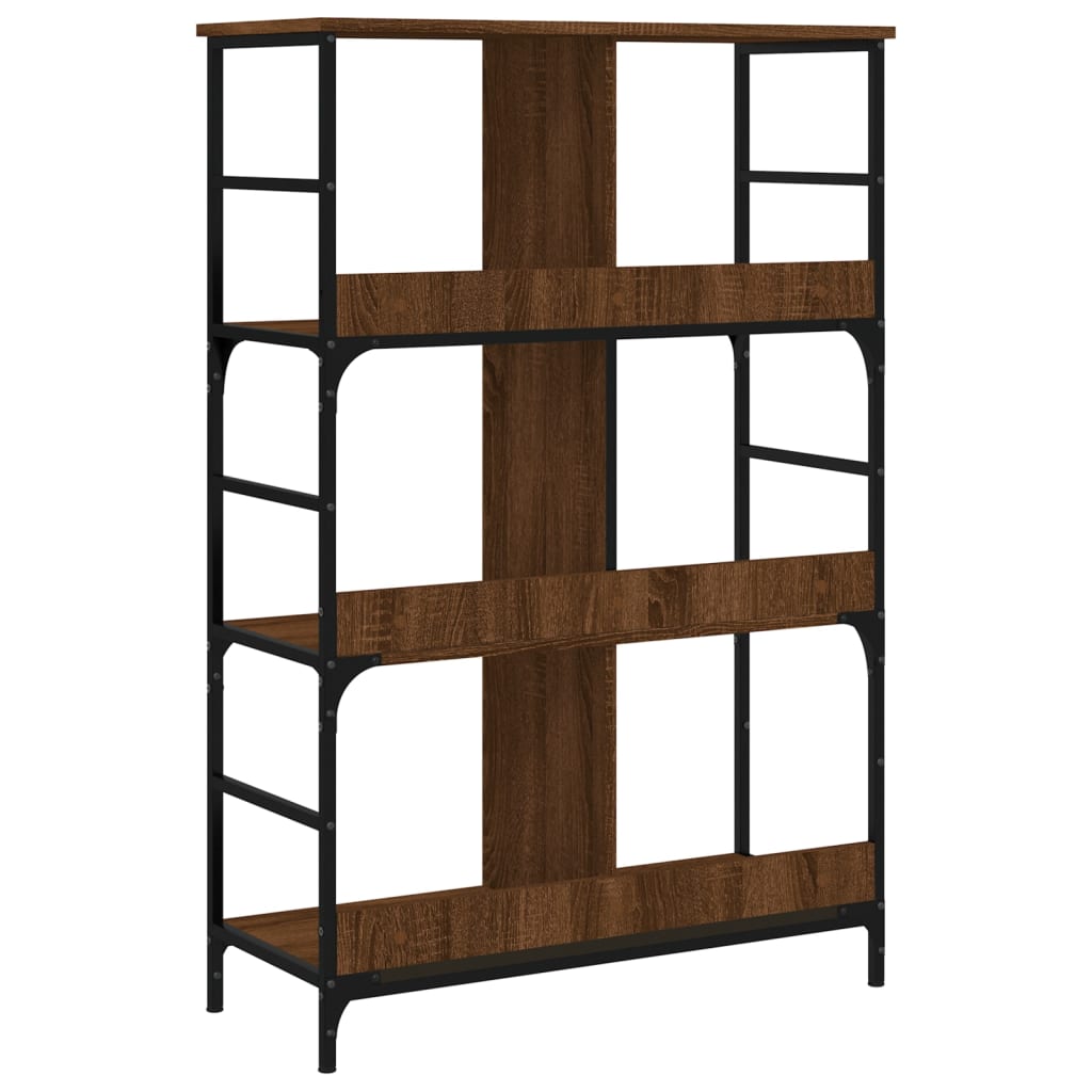vidaXL Bibliotecă, stejar maro, 78,5x33x117,5 cm, lemn prelucrat vidaXL Bibliotecă, stejar maro, 78,5x33x117,5 cm, lemn prelucrat
