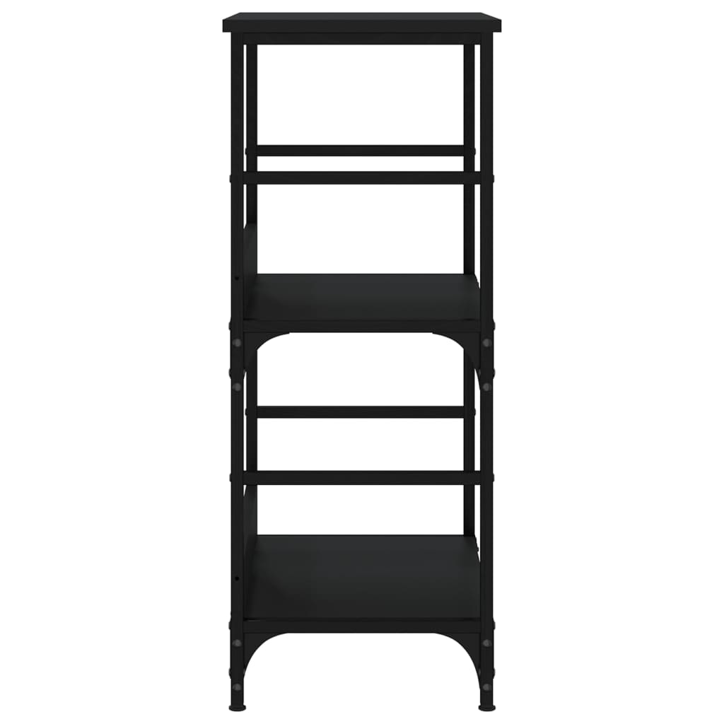 vidaXL Bibliotecă, negru, 50x33x82 cm, lemn prelucrat vidaXL Bibliotecă, negru, 50x33x82 cm, lemn prelucrat
