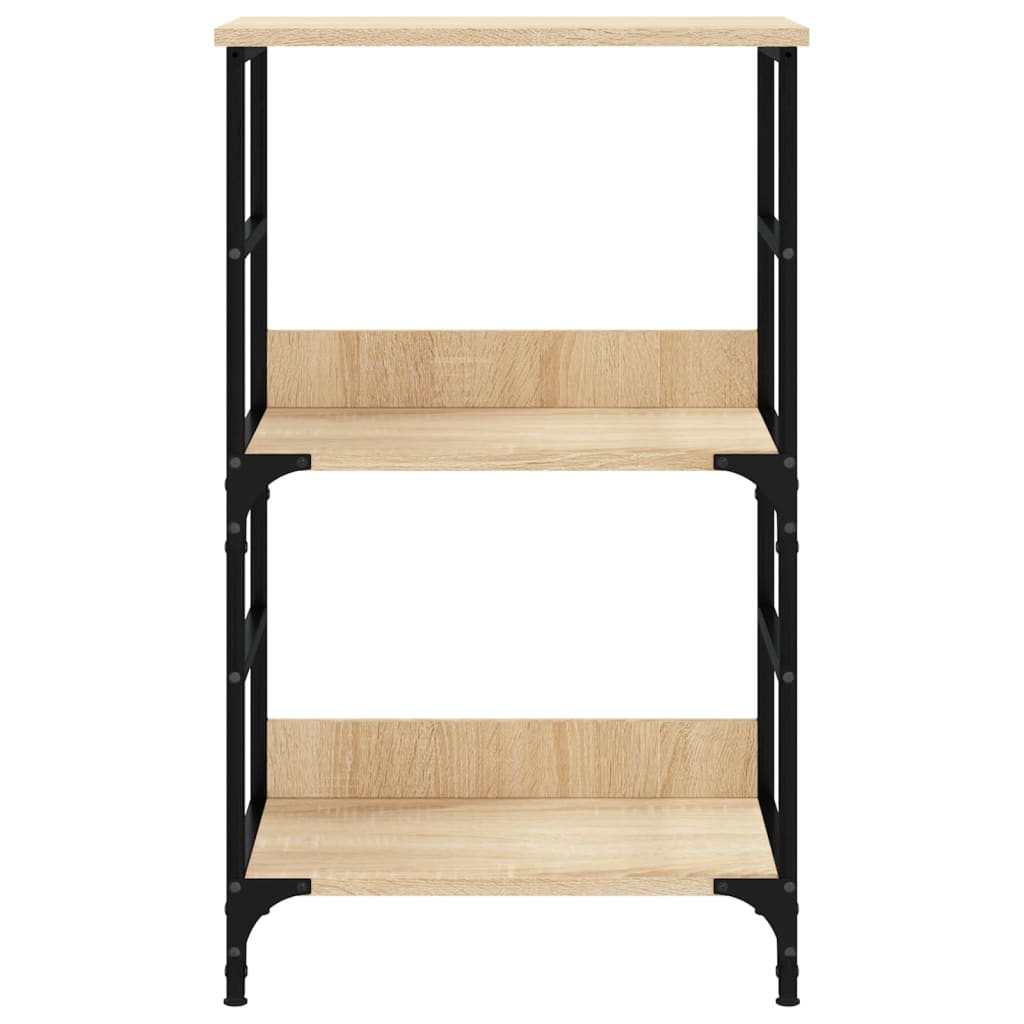 vidaXL Bibliotecă, stejar sonoma, 50x33x82 cm, lemn prelucrat