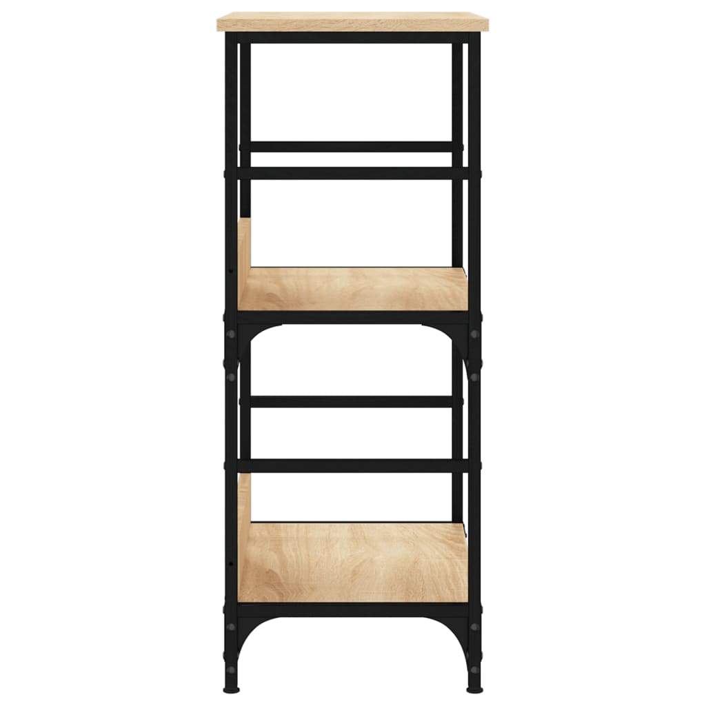 vidaXL Bibliotecă, stejar sonoma, 50x33x82 cm, lemn prelucrat