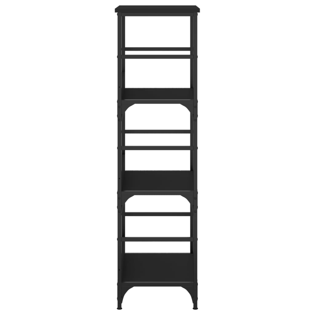 vidaXL Bibliotecă, negru, 50x33x117,5 cm, lemn prelucrat vidaXL Bibliotecă, negru, 50x33x117,5 cm, lemn prelucrat