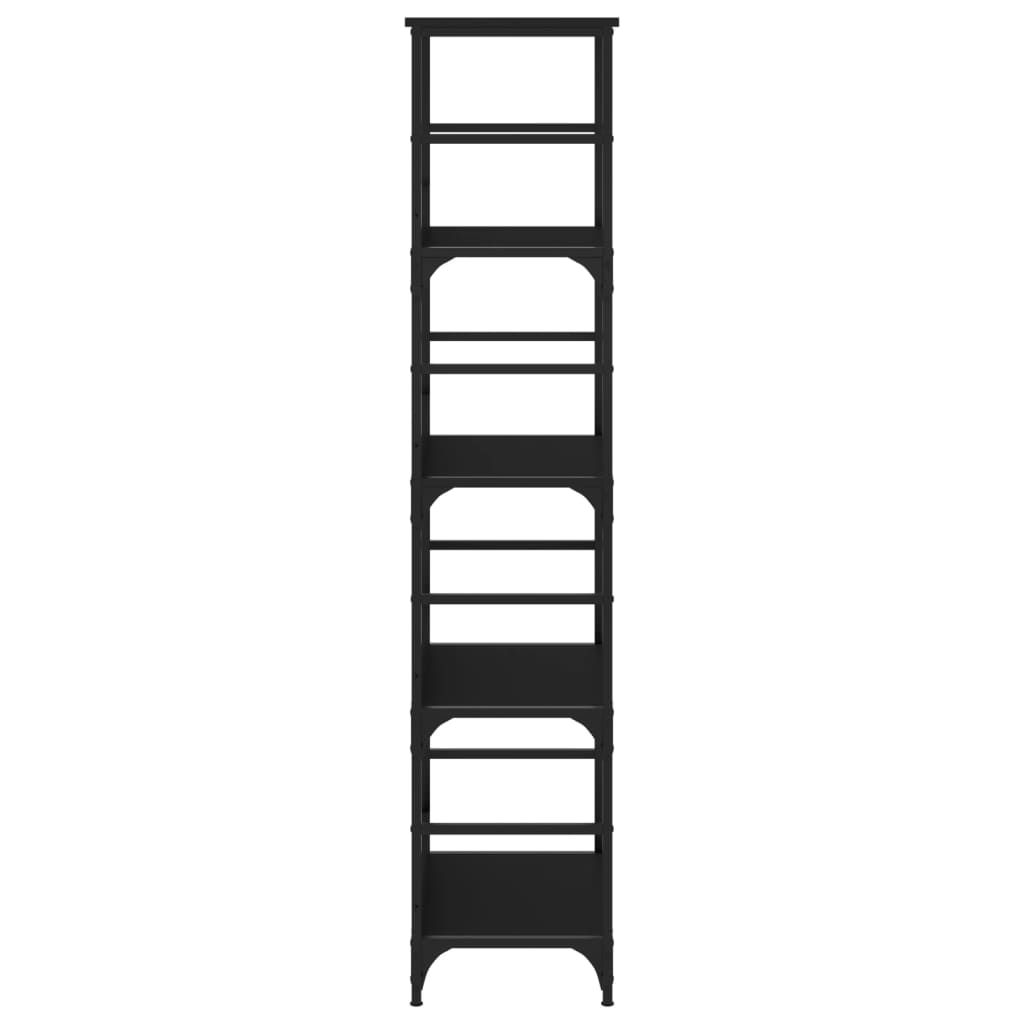 vidaXL Bibliotecă, negru, 50x33x153 cm, lemn prelucrat vidaXL Bibliotecă, negru, 50x33x153 cm, lemn prelucrat