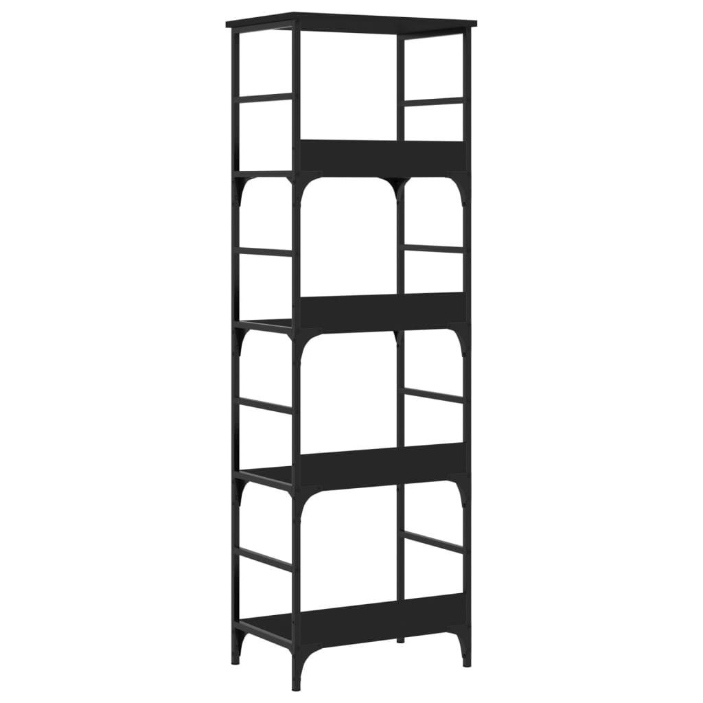 vidaXL Bibliotecă, negru, 50x33x153 cm, lemn prelucrat vidaXL Bibliotecă, negru, 50x33x153 cm, lemn prelucrat