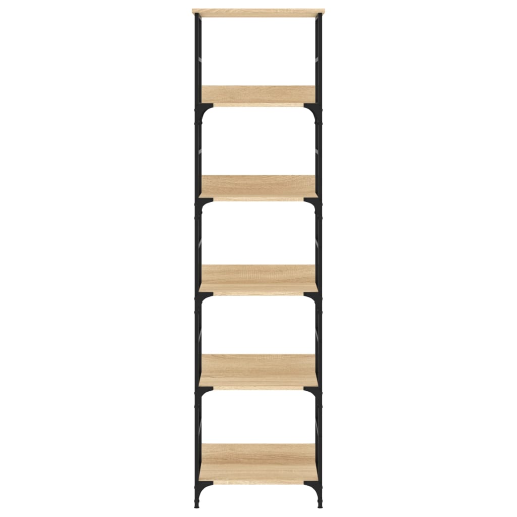 vidaXL Bibliotecă, stejar sonoma, 50x33x188,5 cm, lemn prelucrat vidaXL Bibliotecă, stejar sonoma, 50x33x188,5 cm, lemn prelucrat