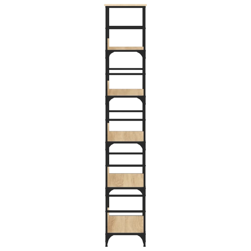 vidaXL Bibliotecă, stejar sonoma, 50x33x188,5 cm, lemn prelucrat vidaXL Bibliotecă, stejar sonoma, 50x33x188,5 cm, lemn prelucrat
