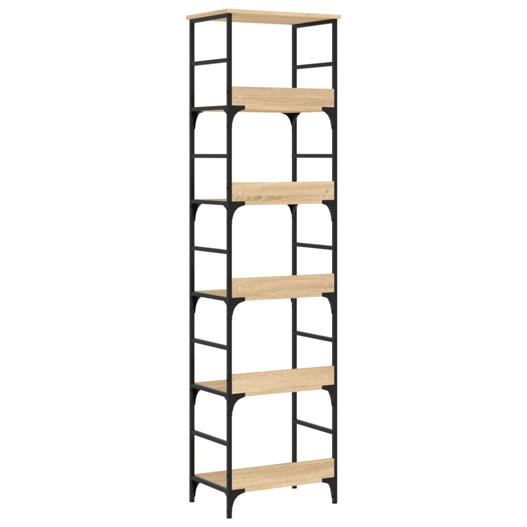 vidaXL Bibliotecă, stejar sonoma, 50x33x188,5 cm, lemn prelucrat vidaXL Bibliotecă, stejar sonoma, 50x33x188,5 cm, lemn prelucrat