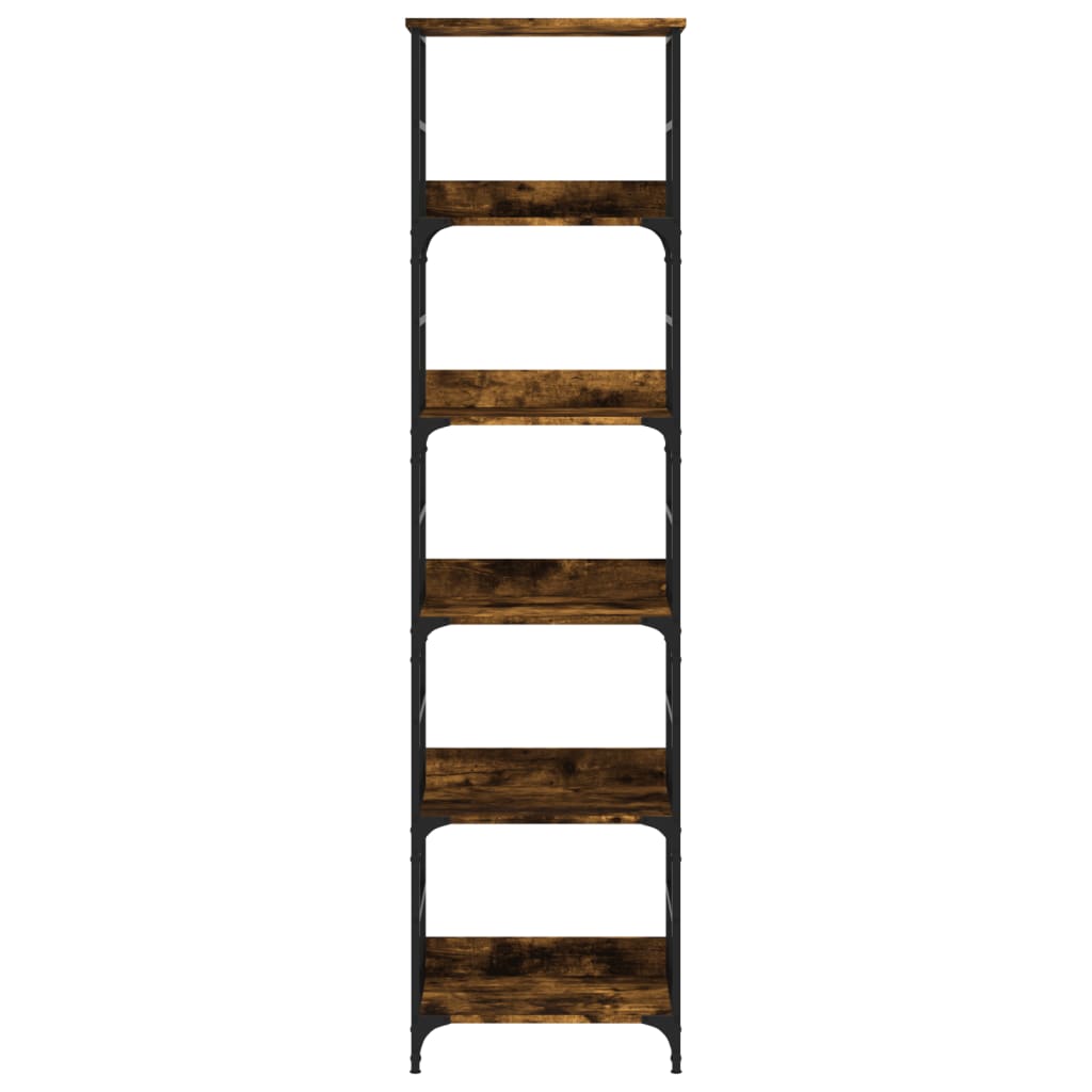 vidaXL Bibliotecă, stejar fumuriu, 50x33x188,5 cm, lemn prelucrat vidaXL Bibliotecă, stejar fumuriu, 50x33x188,5 cm, lemn prelucrat