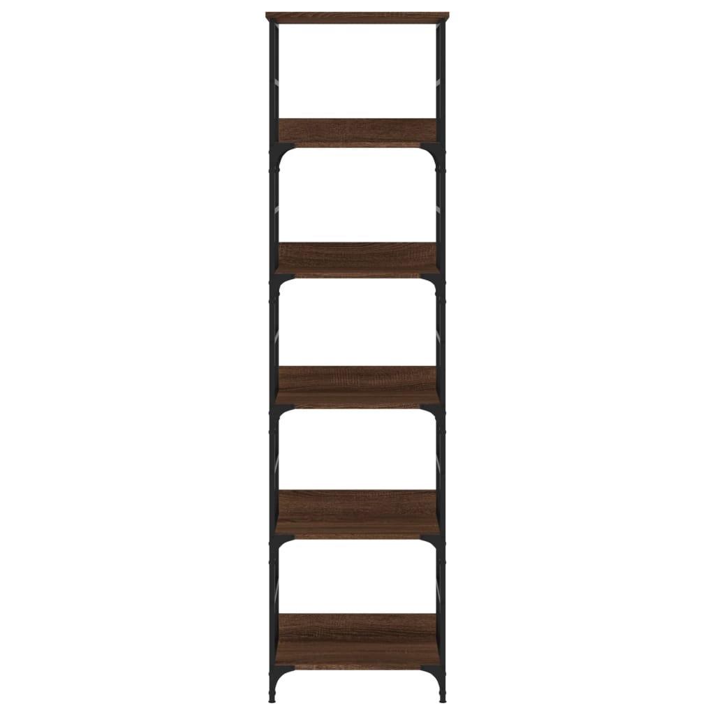 vidaXL Bibliotecă, stejar maro, 50x33x188,5 cm, lemn prelucrat vidaXL Bibliotecă, stejar maro, 50x33x188,5 cm, lemn prelucrat