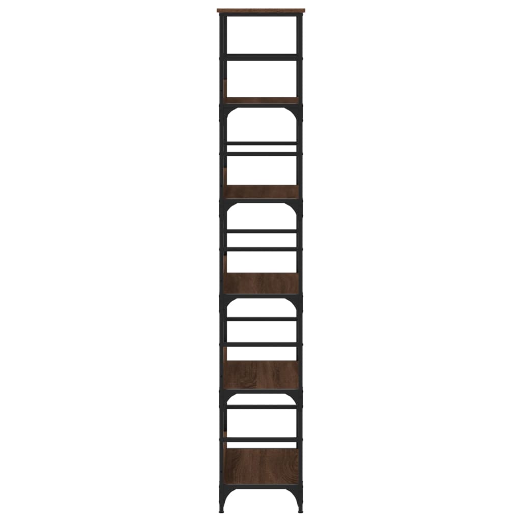 vidaXL Bibliotecă, stejar maro, 50x33x188,5 cm, lemn prelucrat vidaXL Bibliotecă, stejar maro, 50x33x188,5 cm, lemn prelucrat