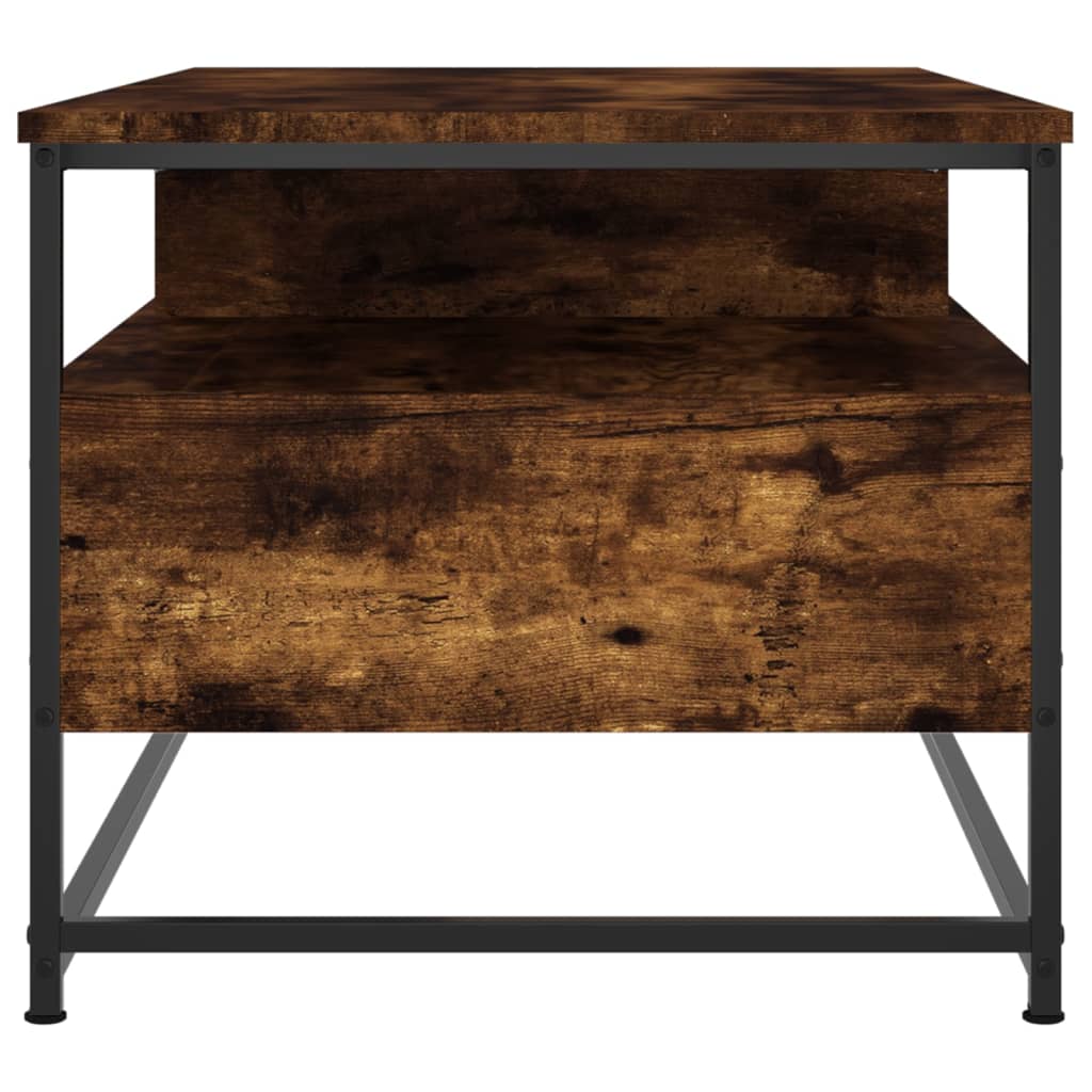 vidaXL Măsuță de cafea, stejar fumuriu, 100x51x45 cm, lemn prelucrat vidaXL Măsuță de cafea, stejar fumuriu, 100x51x45 cm, lemn prelucrat
