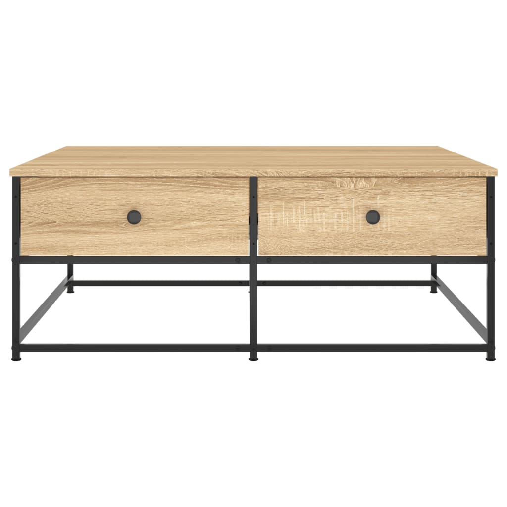 vidaXL Măsuță de cafea stejar sonoma 100x99x40 cm lemn prelucrat vidaXL Măsuță de cafea stejar sonoma 100x99x40 cm lemn prelucrat