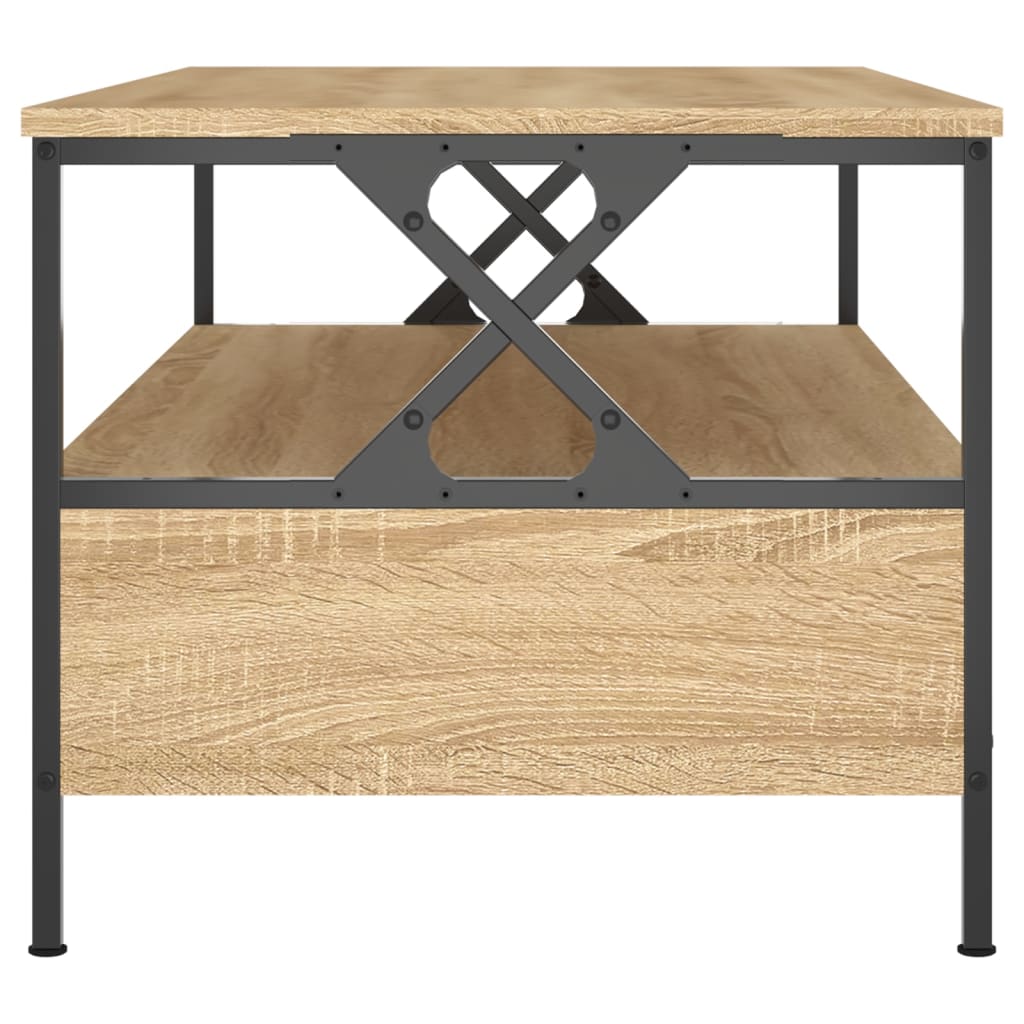 vidaXL Măsuță de cafea, stejar sonoma, 100x51x45 cm, lemn prelucrat vidaXL Măsuță de cafea, stejar sonoma, 100x51x45 cm, lemn prelucrat