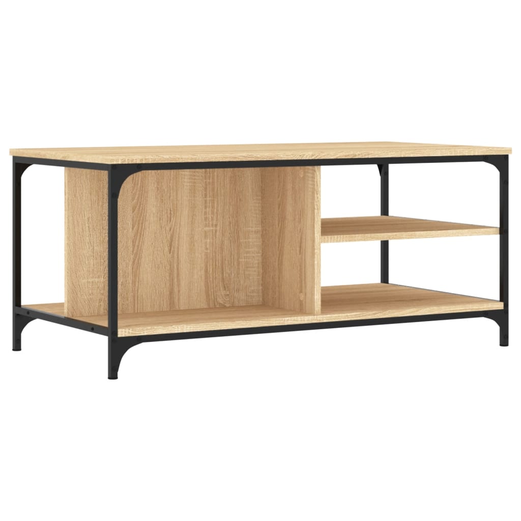 vidaXL Măsuță de cafea, stejar sonoma, 100x50x45 cm, lemn prelucrat vidaXL Măsuță de cafea, stejar sonoma, 100x50x45 cm, lemn prelucrat