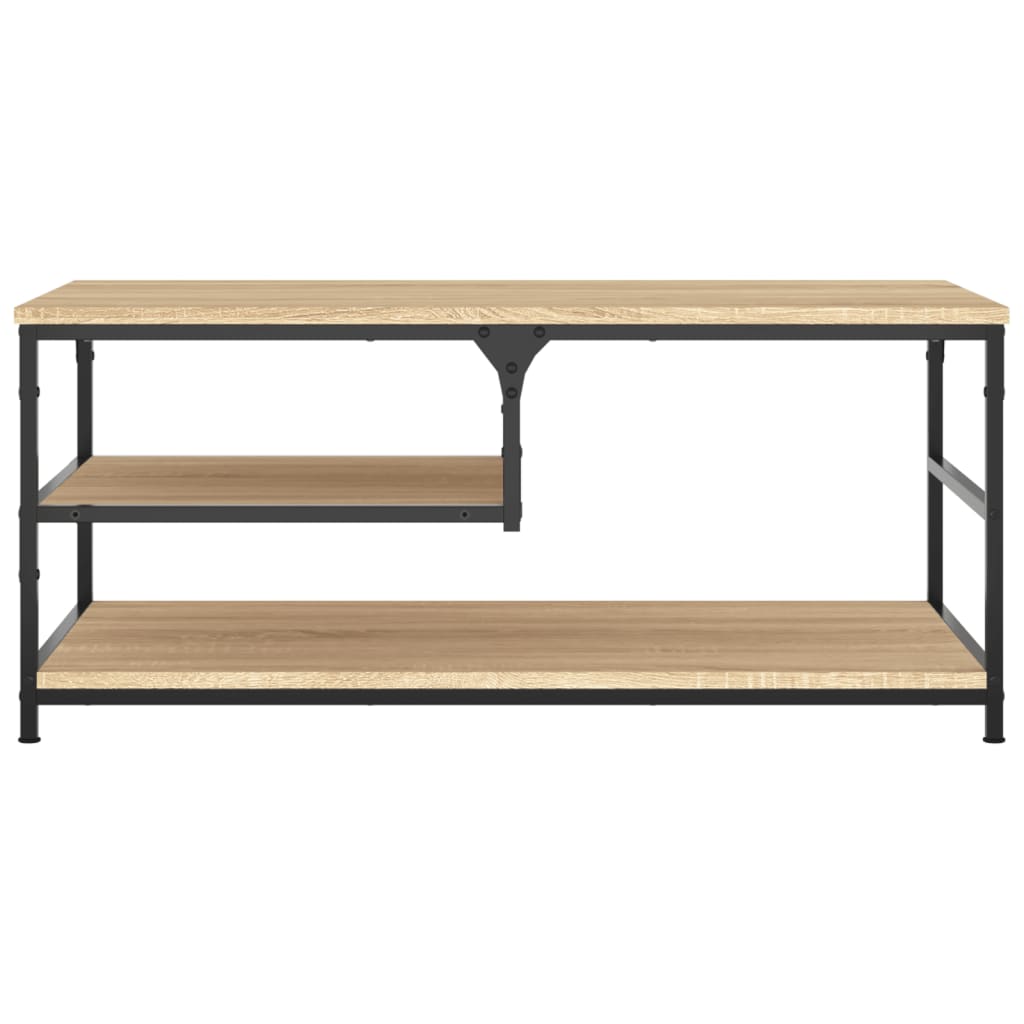 vidaXL Măsuță de cafea, stejar sonoma, 90x49x40 cm, lemn prelucrat