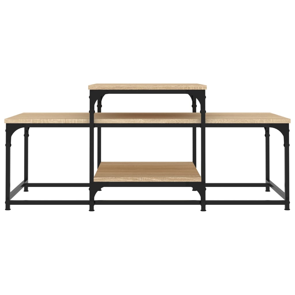 vidaXL Măsuță de cafea, stejar sonoma, 102x60x45 cm, lemn prelucrat vidaXL Măsuță de cafea, stejar sonoma, 102x60x45 cm, lemn prelucrat