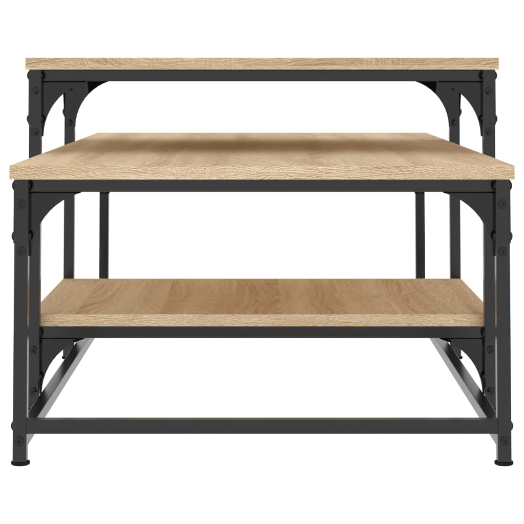 vidaXL Măsuță de cafea, stejar sonoma, 102x60x45 cm, lemn prelucrat vidaXL Măsuță de cafea, stejar sonoma, 102x60x45 cm, lemn prelucrat