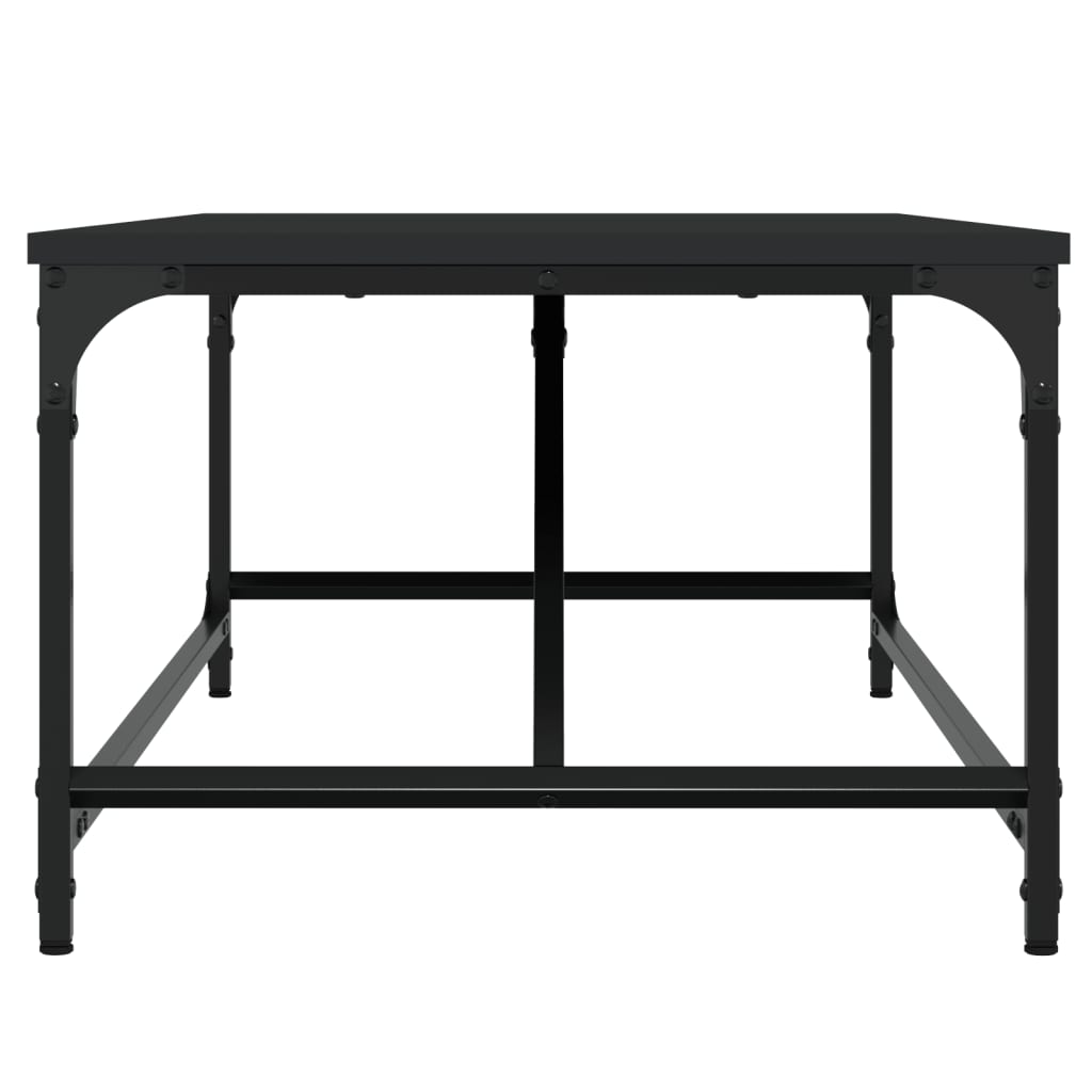 vidaXL Măsuță de cafea, negru, 100x50x35 cm, lemn prelucrat vidaXL Măsuță de cafea, negru, 100x50x35 cm, lemn prelucrat