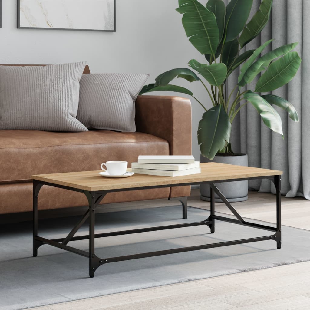 vidaXL Măsuță de cafea, stejar sonoma, 100x50x35 cm, lemn prelucrat vidaXL Măsuță de cafea, stejar sonoma, 100x50x35 cm, lemn prelucrat
