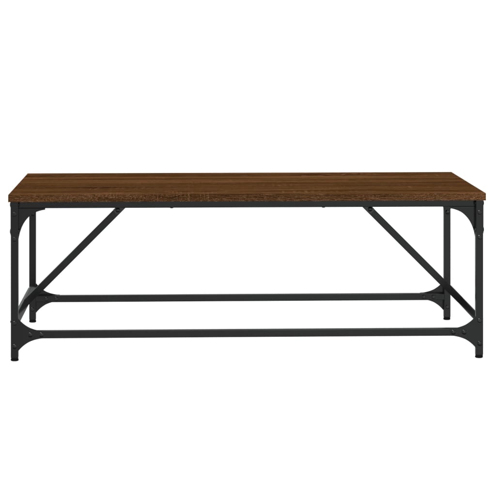 vidaXL Măsuță de cafea, stejar maro, 100x50x35 cm, lemn prelucrat vidaXL Măsuță de cafea, stejar maro, 100x50x35 cm, lemn prelucrat