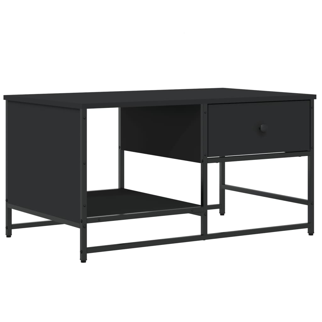 vidaXL Măsuță de cafea, negru, 85,5x51x45 cm, lemn prelucrat vidaXL Măsuță de cafea, negru, 85,5x51x45 cm, lemn prelucrat