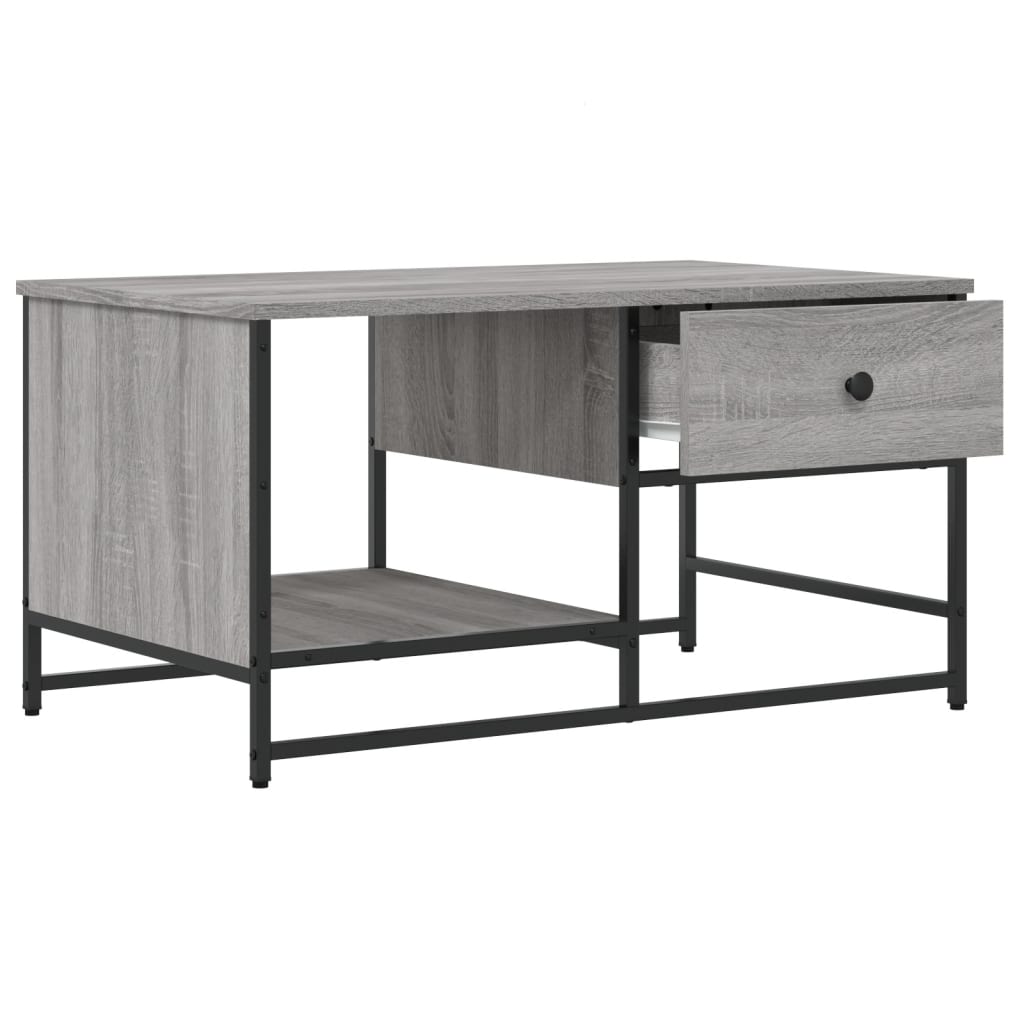 vidaXL Măsuță de cafea, gri sonoma, 85,5x51x45 cm, lemn prelucrat vidaXL Măsuță de cafea, gri sonoma, 85,5x51x45 cm, lemn prelucrat