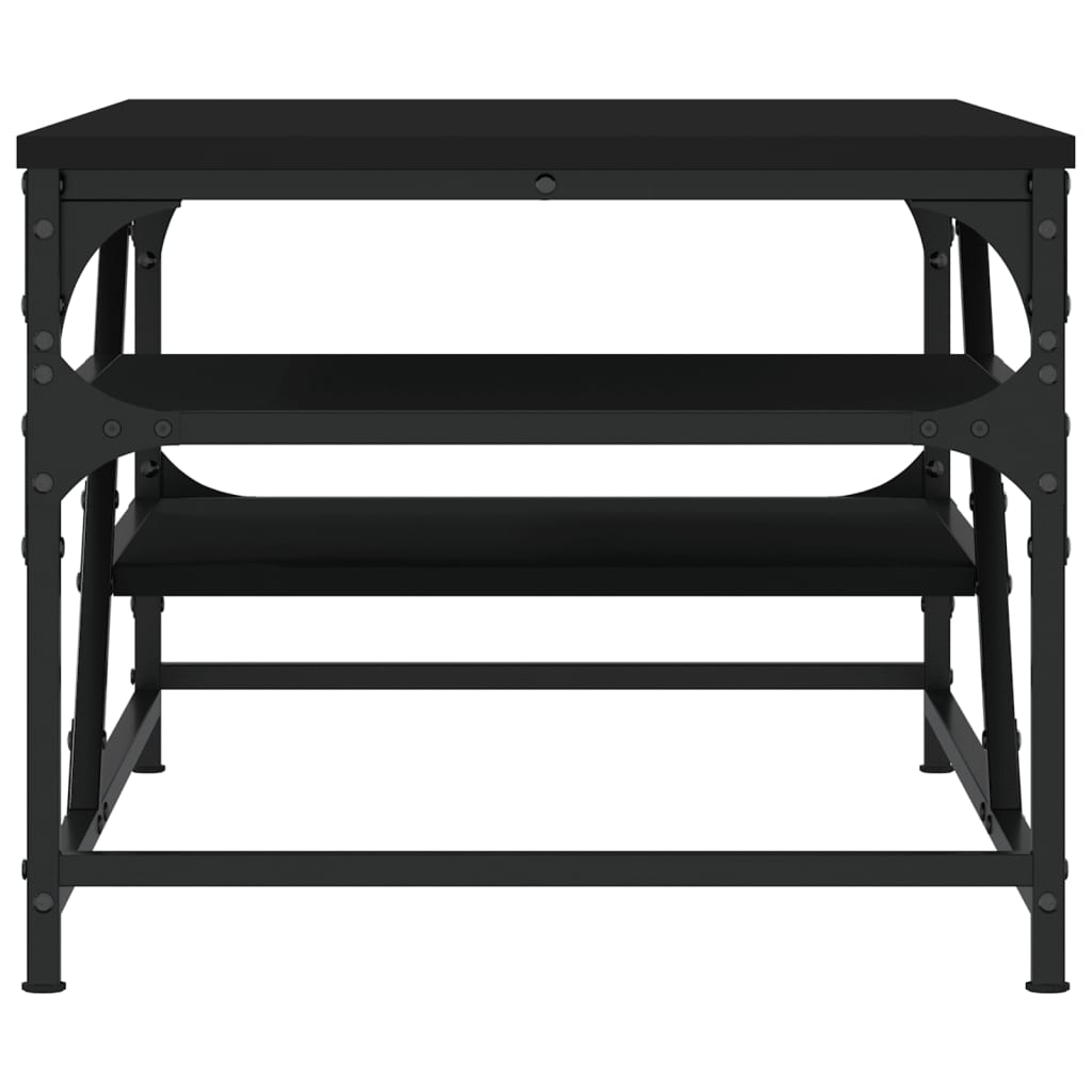vidaXL Măsuță de cafea, negru, 100x49x40 cm, lemn compozit vidaXL Măsuță de cafea, negru, 100x49x40 cm, lemn compozit