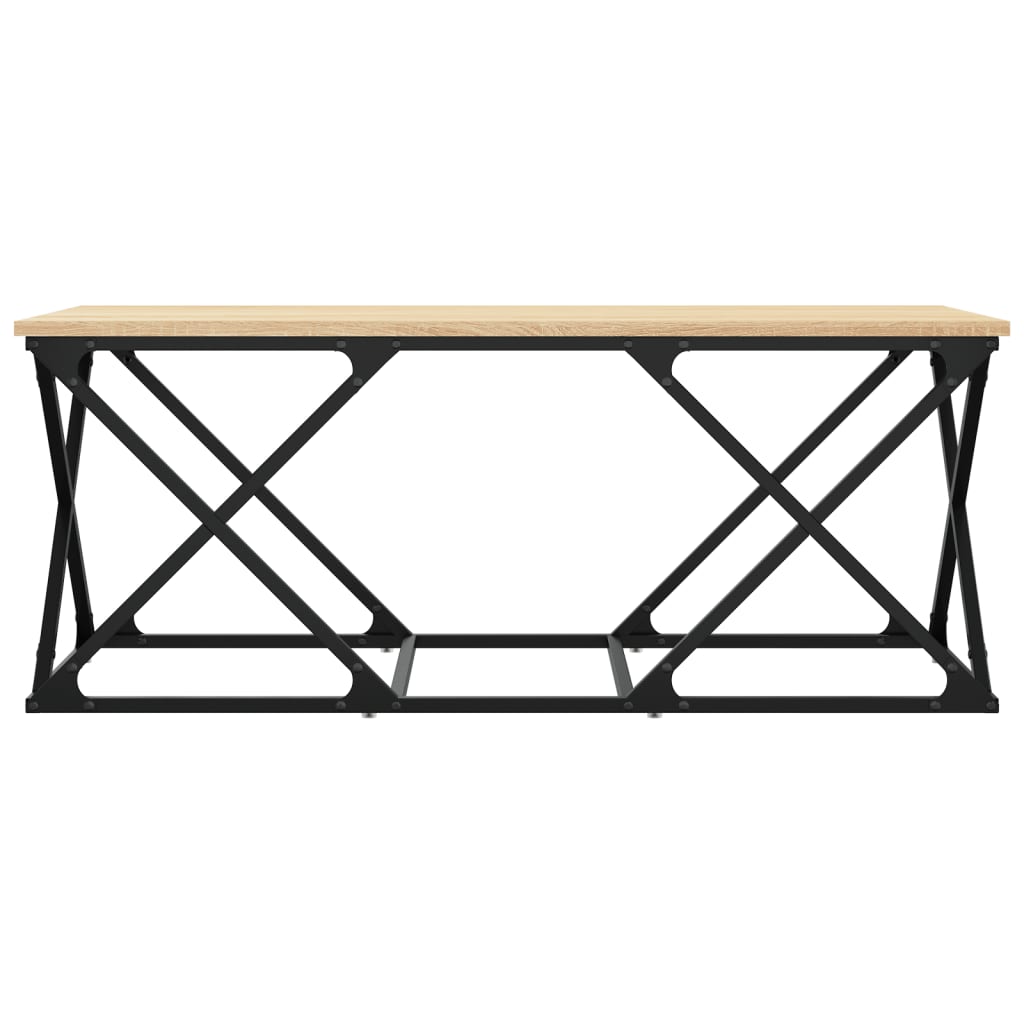 vidaXL Măsuță de cafea, stejar sonoma, 100x49x40 cm, lemn prelucrat