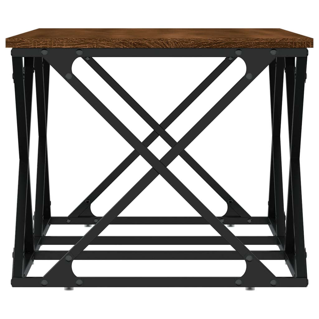 vidaXL Măsuță de cafea, stejar maro, 100x49x40 cm, lemn prelucrat vidaXL Măsuță de cafea, stejar maro, 100x49x40 cm, lemn prelucrat
