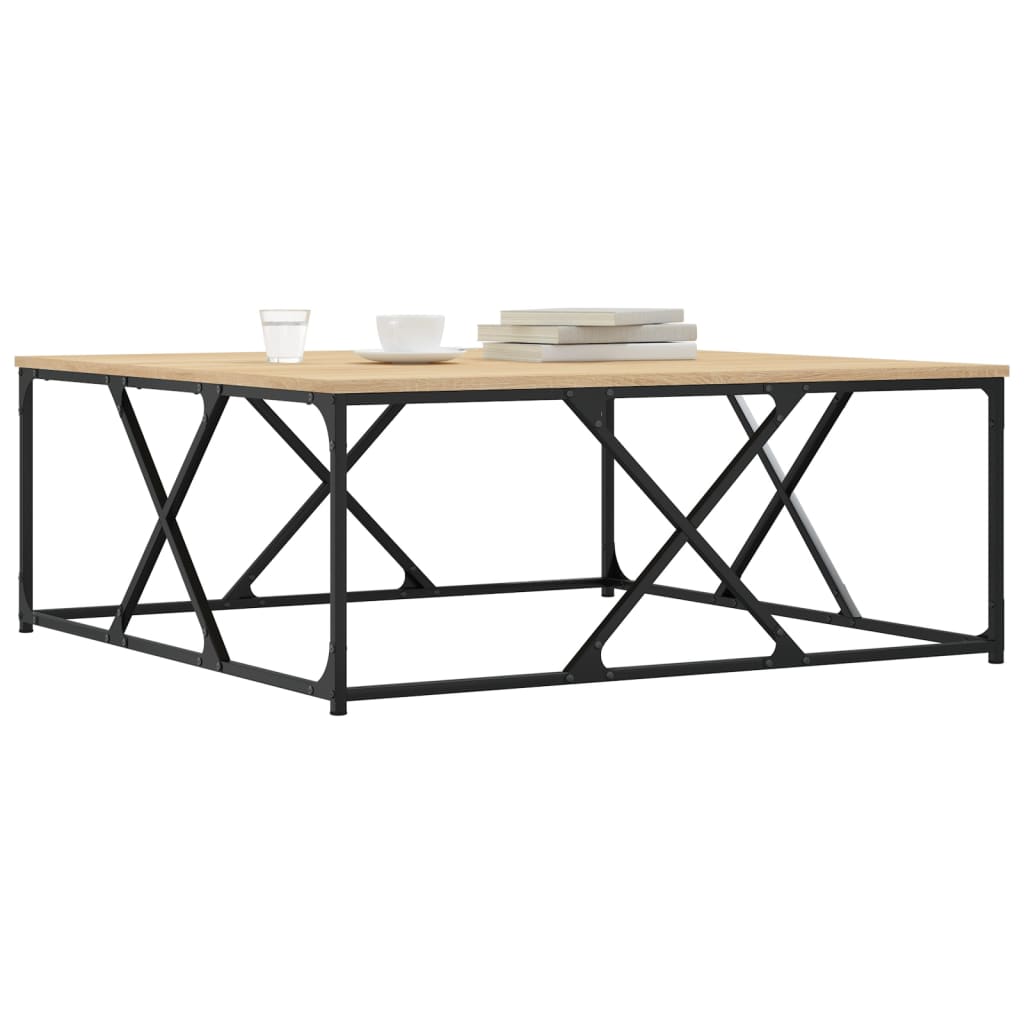 vidaXL Măsuță de cafea stejar sonoma 100x100x40 cm lemn prelucrat