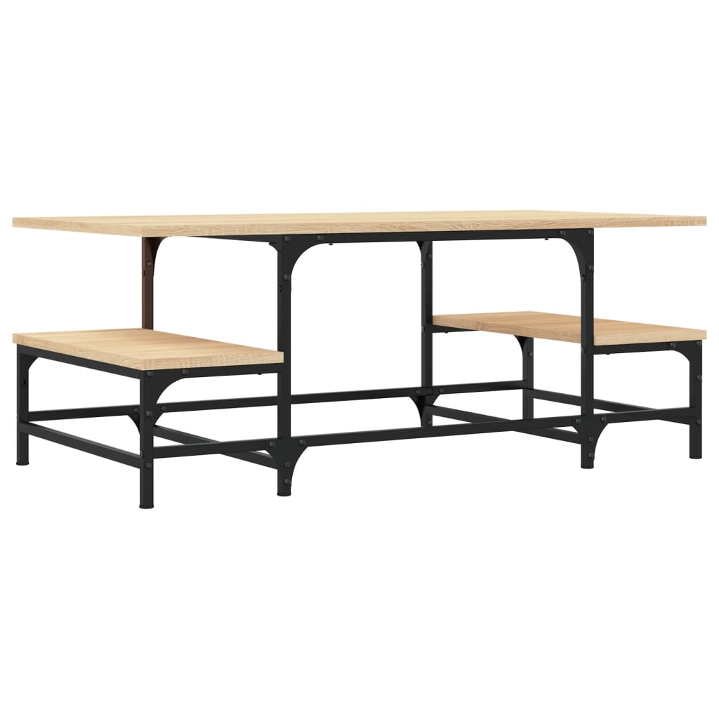 vidaXL Măsuță de cafea, stejar sonoma, 100x50,5x40 cm, lemn prelucrat vidaXL Măsuță de cafea, stejar sonoma, 100x50,5x40 cm, lemn prelucrat