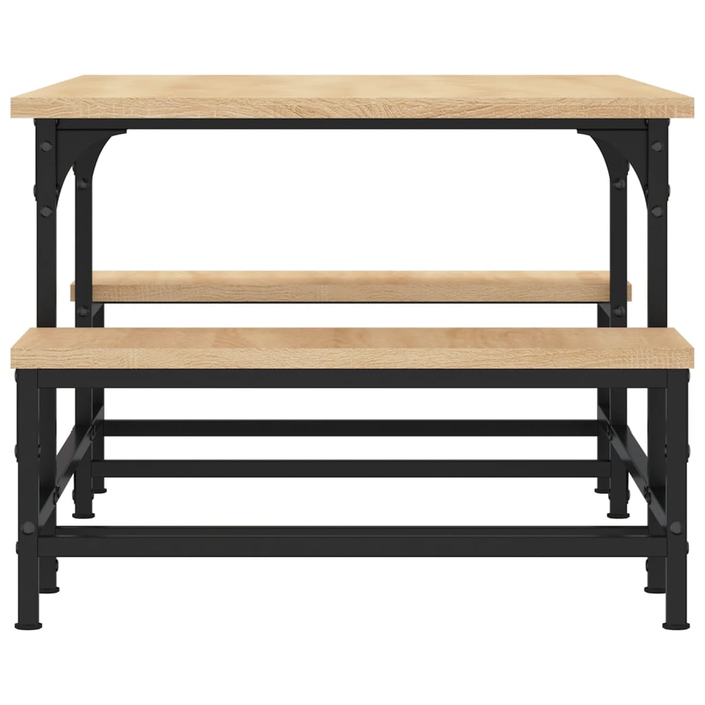 vidaXL Măsuță de cafea, stejar sonoma, 100x50,5x40 cm, lemn prelucrat vidaXL Măsuță de cafea, stejar sonoma, 100x50,5x40 cm, lemn prelucrat