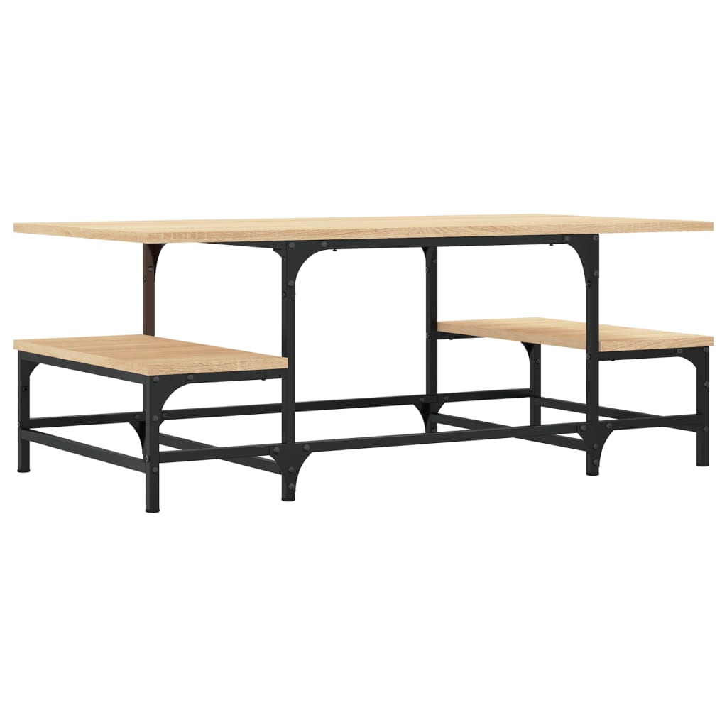 vidaXL Măsuță de cafea, stejar sonoma, 100x50,5x40 cm, lemn prelucrat vidaXL Măsuță de cafea, stejar sonoma, 100x50,5x40 cm, lemn prelucrat