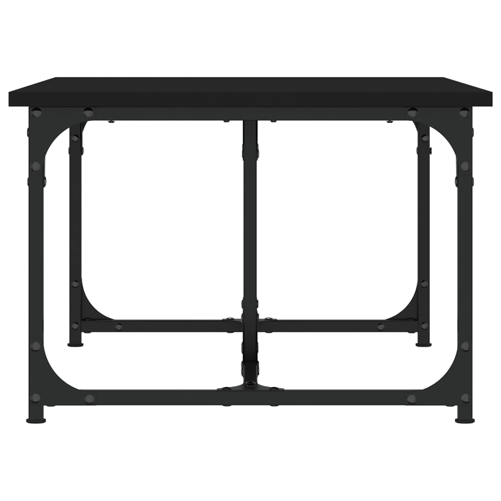 vidaXL Măsuță de cafea, negru, 90x50x35 cm, lemn prelucrat vidaXL Măsuță de cafea, negru, 90x50x35 cm, lemn prelucrat