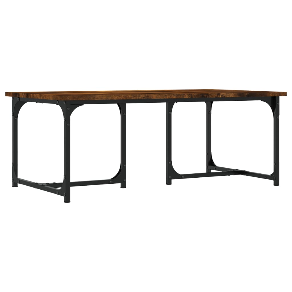 vidaXL Măsuță de cafea, stejar fumuriu, 90x50x35 cm, lemn prelucrat vidaXL Măsuță de cafea, stejar fumuriu, 90x50x35 cm, lemn prelucrat