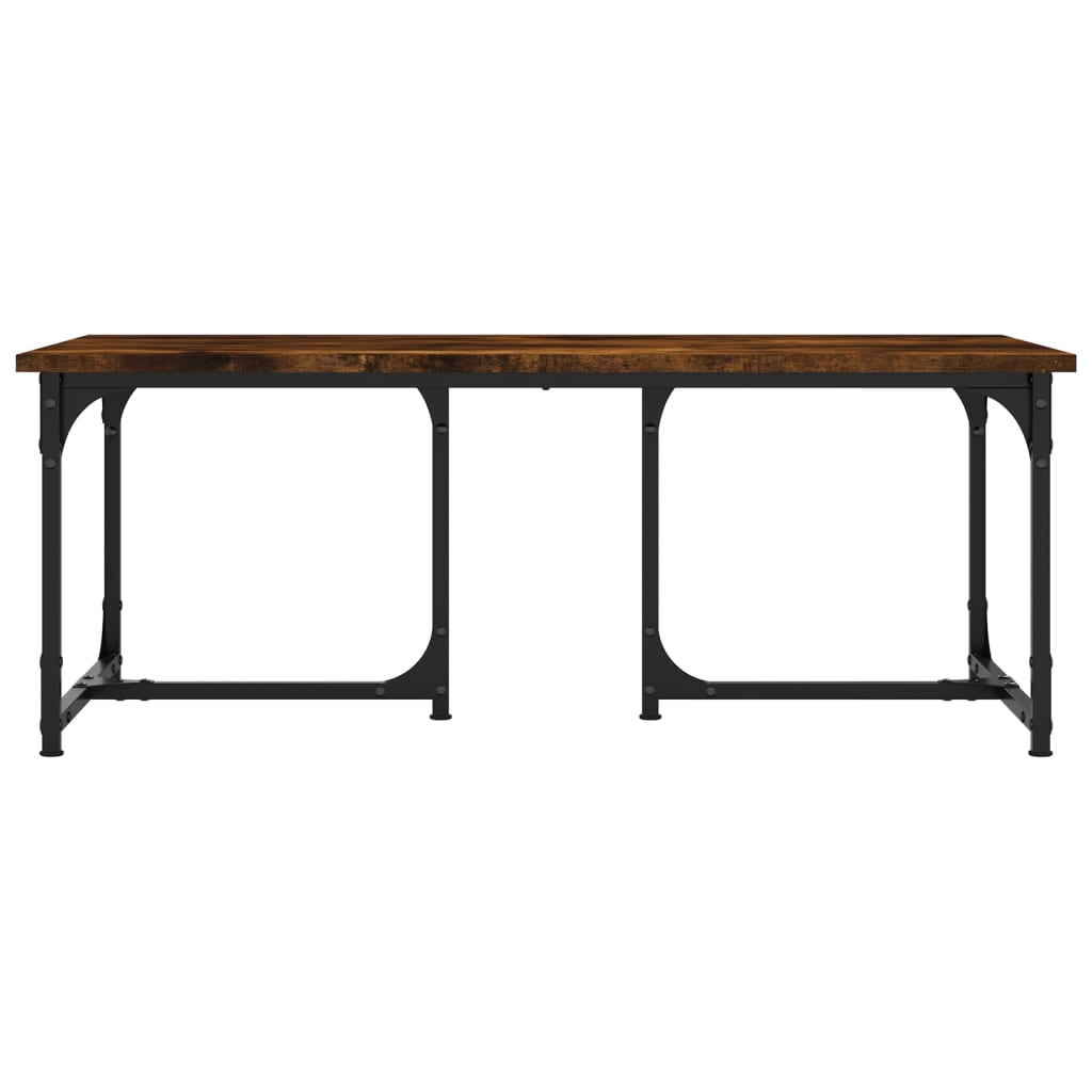 vidaXL Măsuță de cafea, stejar fumuriu, 90x50x35 cm, lemn prelucrat vidaXL Măsuță de cafea, stejar fumuriu, 90x50x35 cm, lemn prelucrat