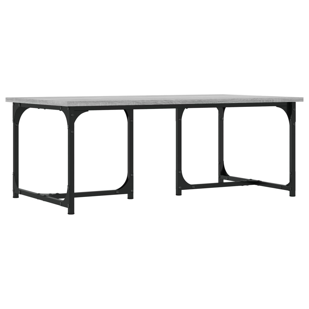 vidaXL Măsuță de cafea, gri sonoma, 90x50x35 cm, lemn prelucrat vidaXL Măsuță de cafea, gri sonoma, 90x50x35 cm, lemn prelucrat