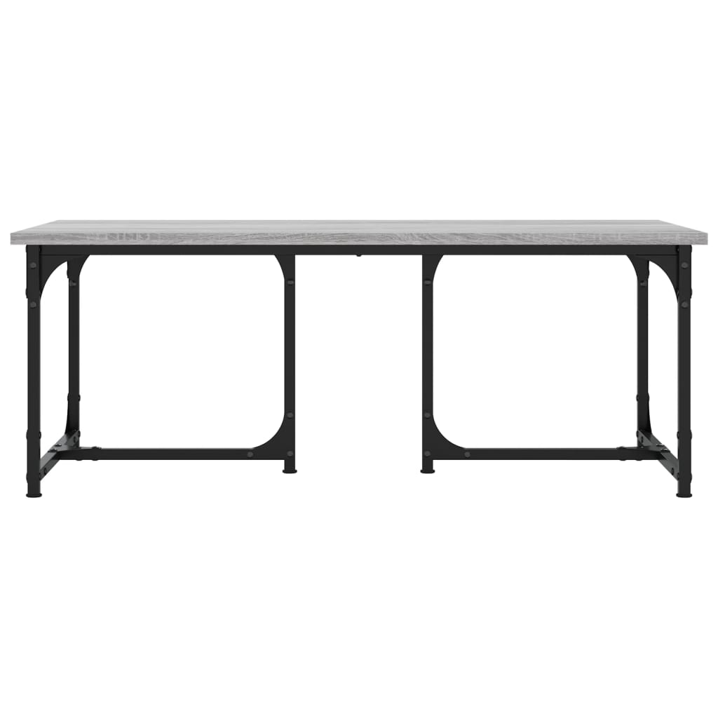 vidaXL Măsuță de cafea, gri sonoma, 90x50x35 cm, lemn prelucrat vidaXL Măsuță de cafea, gri sonoma, 90x50x35 cm, lemn prelucrat