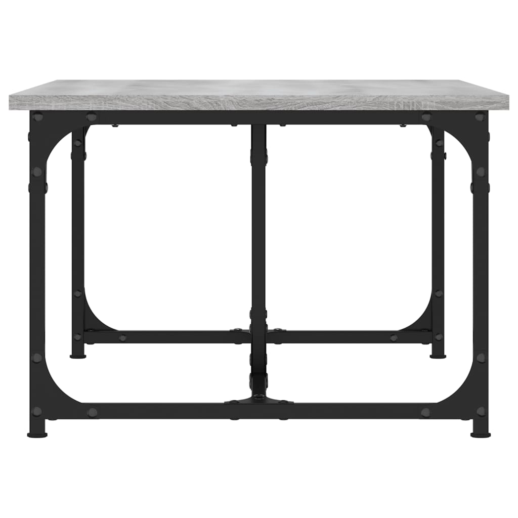 vidaXL Măsuță de cafea, gri sonoma, 90x50x35 cm, lemn prelucrat vidaXL Măsuță de cafea, gri sonoma, 90x50x35 cm, lemn prelucrat