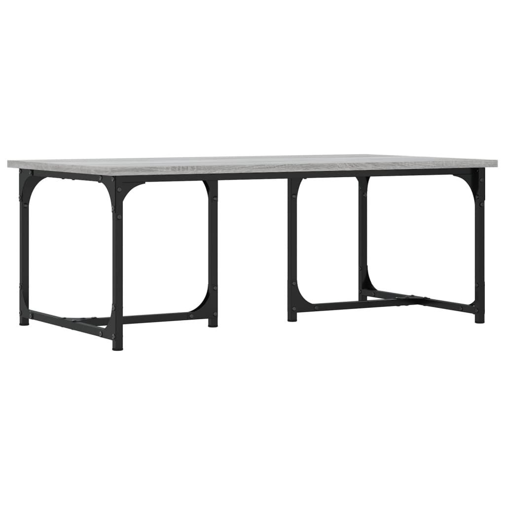 vidaXL Măsuță de cafea, gri sonoma, 90x50x35 cm, lemn prelucrat vidaXL Măsuță de cafea, gri sonoma, 90x50x35 cm, lemn prelucrat