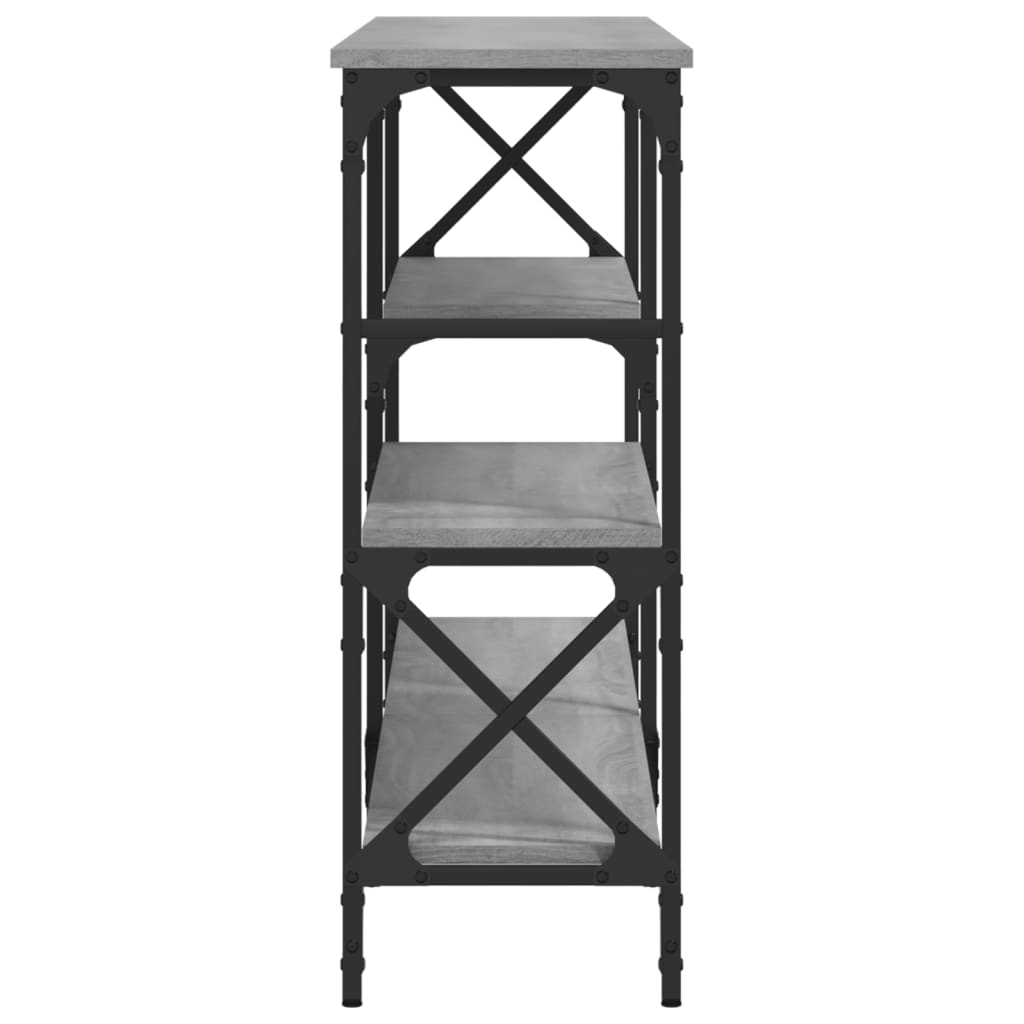 vidaXL Măsuță consolă, gri sonoma, 180x29x76,5 cm, lemn prelucrat vidaXL Măsuță consolă, gri sonoma, 180x29x76,5 cm, lemn prelucrat