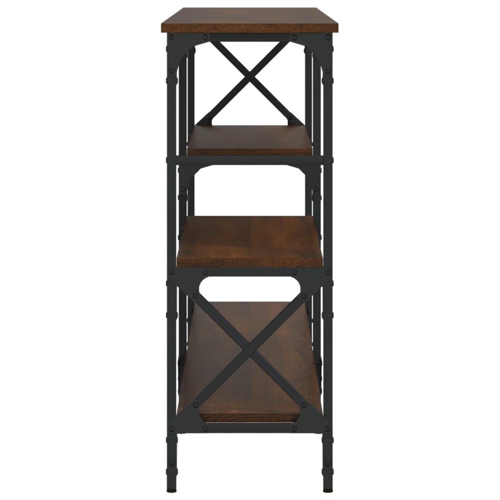 vidaXL Măsuță consolă, stejar maro, 180x29x76,5 cm, lemn prelucrat vidaXL Măsuță consolă, stejar maro, 180x29x76,5 cm, lemn prelucrat