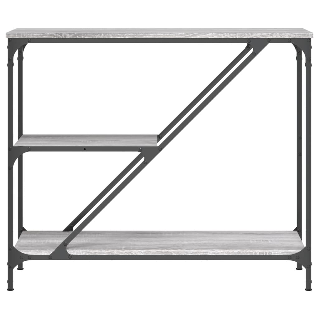 vidaXL Măsuță consolă, gri sonoma, 88,5x30x75 cm, lemn prelucrat vidaXL Măsuță consolă, gri sonoma, 88,5x30x75 cm, lemn prelucrat