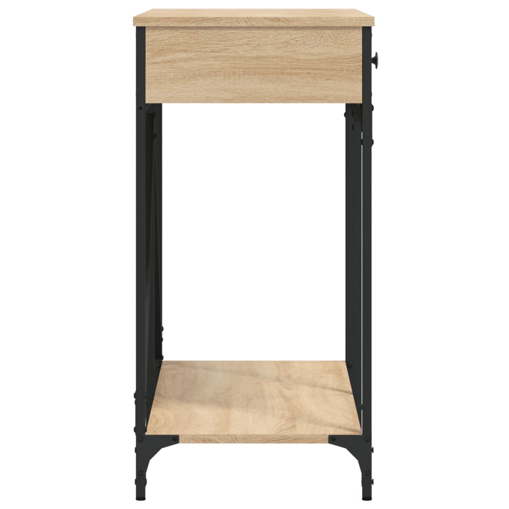 vidaXL Măsuță consolă, stejar sonoma, 100x39x78,5 cm, lemn prelucrat vidaXL Măsuță consolă, stejar sonoma, 100x39x78,5 cm, lemn prelucrat