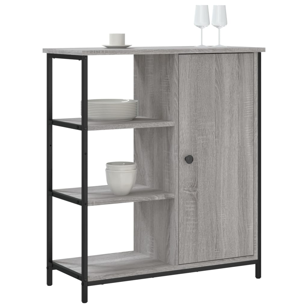 vidaXL Servantă, gri sonoma, 70x30x80 cm, lemn prelucrat