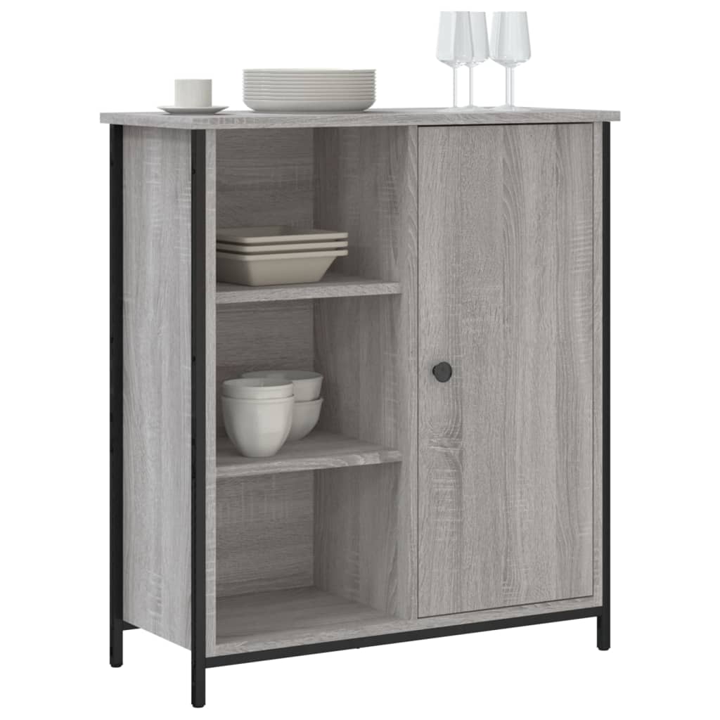 vidaXL Servantă, gri sonoma, 70x30x80 cm, lemn prelucrat vidaXL Servantă, gri sonoma, 70x30x80 cm, lemn prelucrat